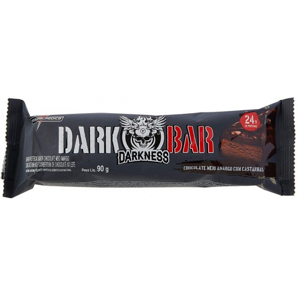 Dark Bar 90g Chocolate Amargo c/ castanha Darkness