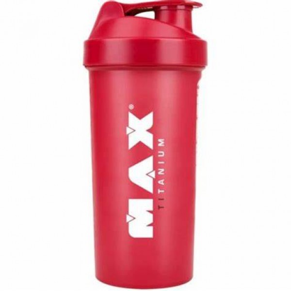 Coqueteleira 700ml  vermelha Max Titanium