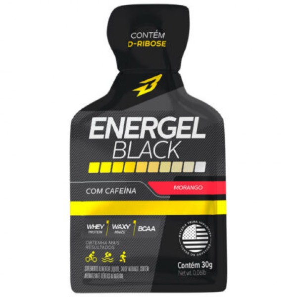 Energel Black 30g Morango Bodyaction