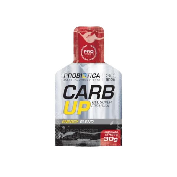 Carb Up gel super fórmula 30g morango silvestre Probiotica