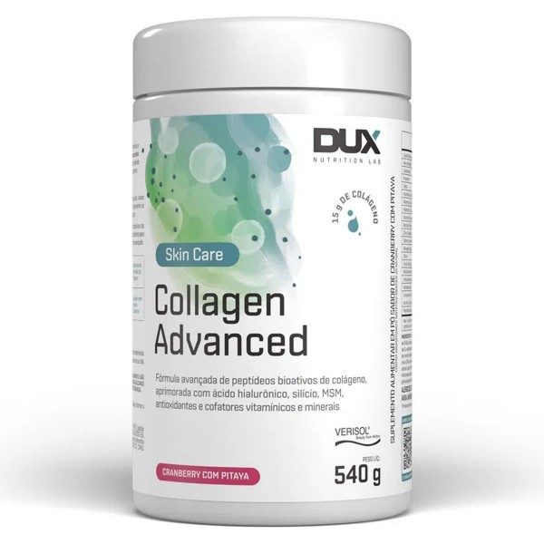 Collagen Advanced 540g cranberry com pitaya Dux