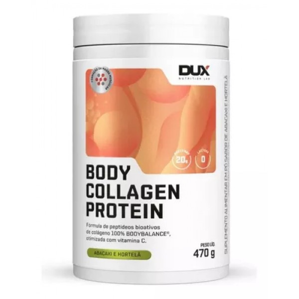 Body collagen protein 470g abacaxi e hortelâ Dux