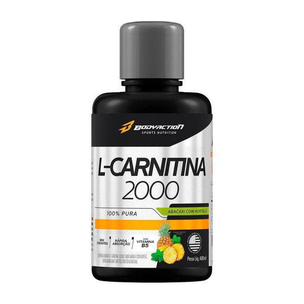 L-carnitina 2000 480ml abacaxi Bodyaction