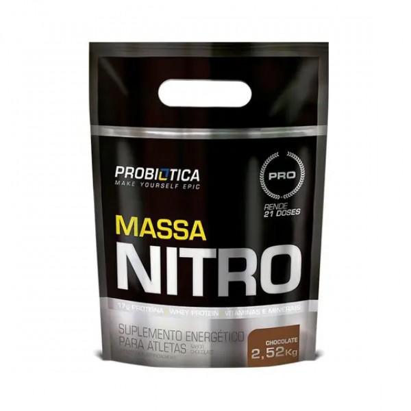 Massa nitro 2,5kg chocolate Probiotica