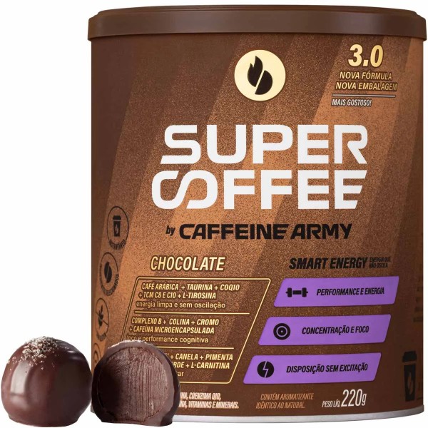 Super Coffee 3.0 220g Chocolate Caffeine Army