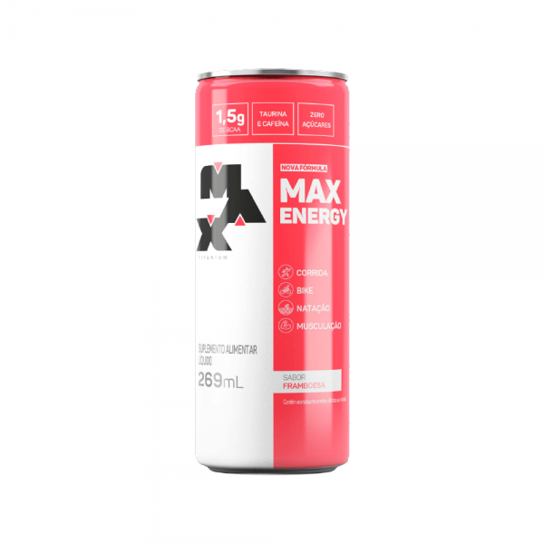 Max Energy 269ml Framboesa Max Titanium
