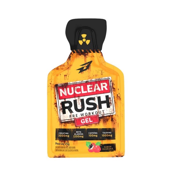 Nuclear Rush Gel 25g Guaraná Bodyaction
