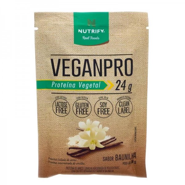 Sache Veganpro 30g Baunilha Nutrify