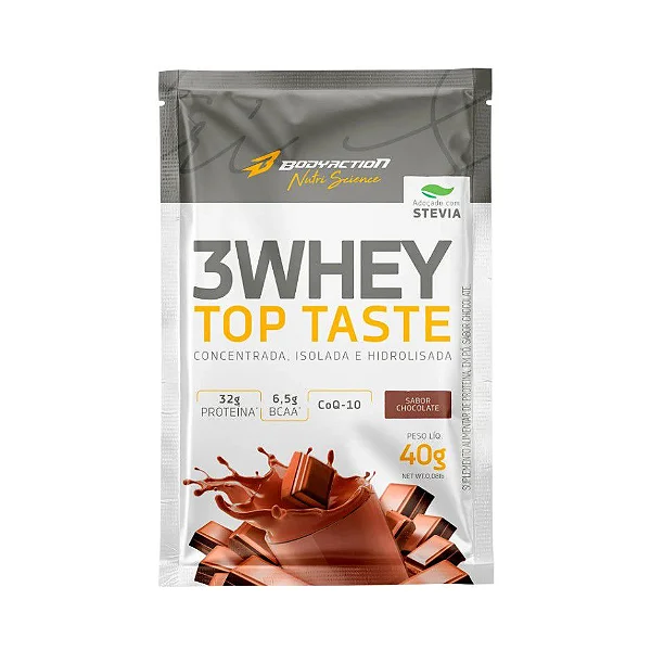 Sache 3 Whey Top Taste 40g Chocolate Bodyacion