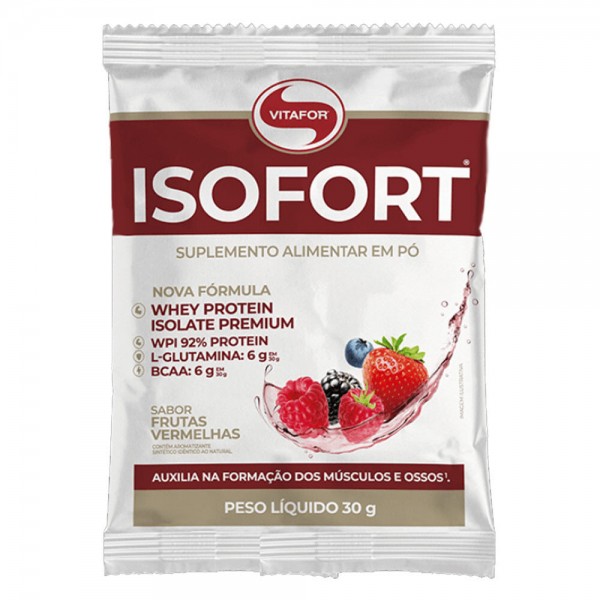 Sachê Isofort 30g frutas vermelhas Vitafort