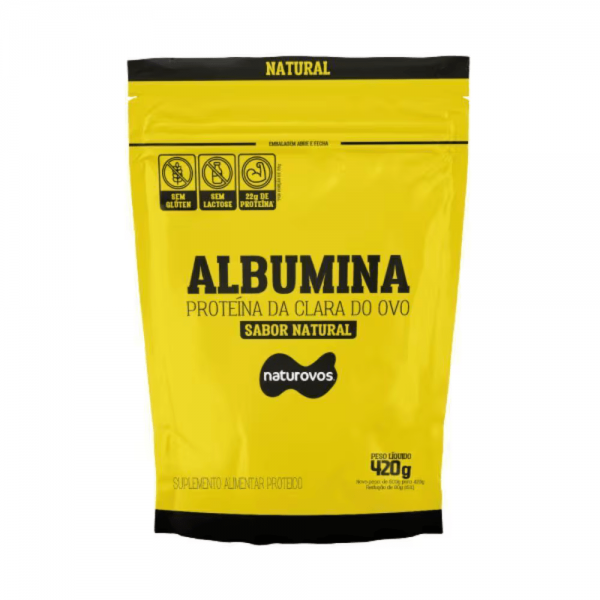 Albumina 420g Natural Naturovos