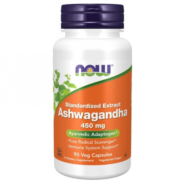 Ashwagandha 450mg 90caps - Now