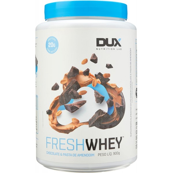 Fresh whey 900g chocolate e pasta de amendoim Dux