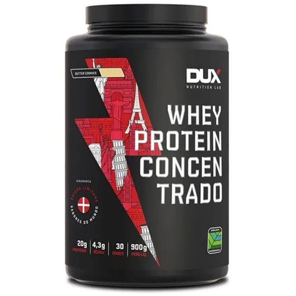 Whey concentrado 900g butter cookies Dux