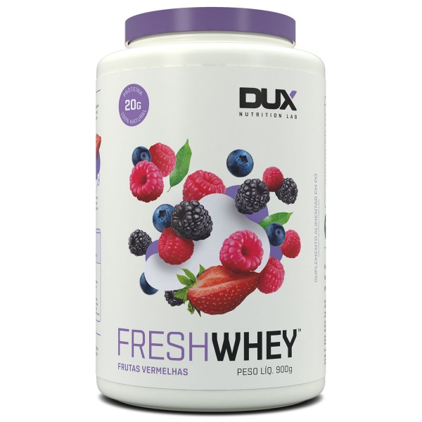 Fresh whey 900g frutas vermelhas Dux