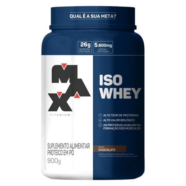 Iso whey 900g chocolate Max Titanium