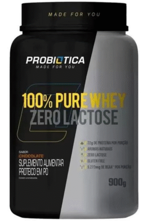 100% Pure Whey zero lactose 900g chocolate Probiotica