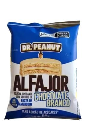 Alfajor 55g chocolate branco Dr Peanut