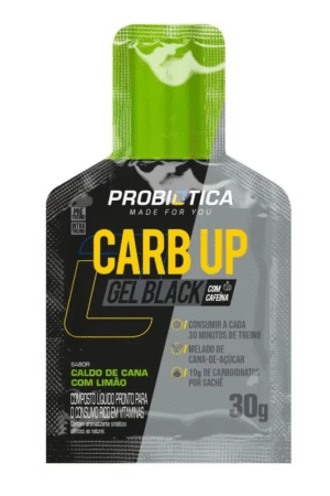 Carb Up black 30g caldo de cana com limão probiotica