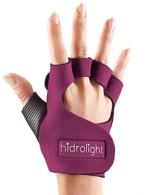 Luva mão inteira M roxa Hidrolight