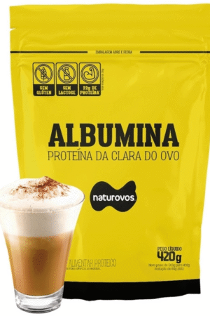 Albumina 420g mocaccino Naturovos