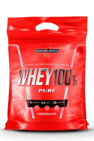 Whey 100% refil 907g chocolate Integral Médica