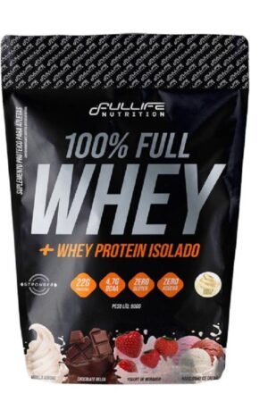 100% full whey refil 900g morango Fullife