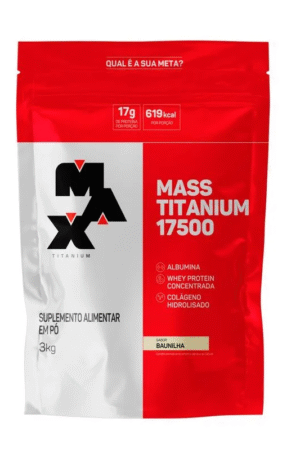 Mass Titanium 3kg baunilha Max Titanium