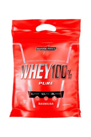 Whey 100% refil 907g baunilha Integral Médica
