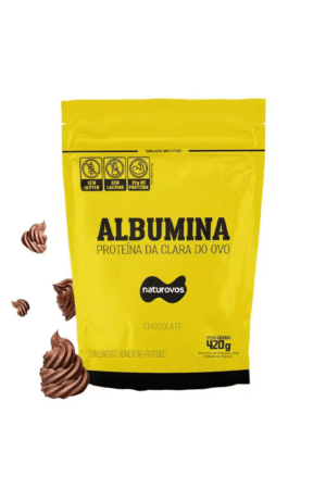 Albumina 420g chocolate Naturovos