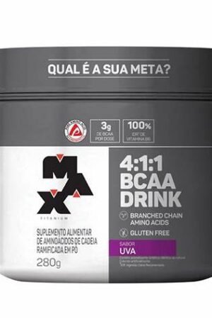 Bcaa 4:1:1 Drink 280g Uva Max Titanium
