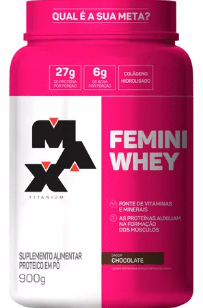 Femini Whey 900g chocolate Max Titanium