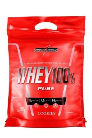 Whey 100% refil 907g cookies Integral Médica