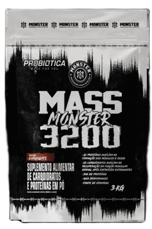 Massa monster 3200 3kg chocolate Probiotica