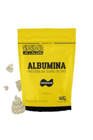 Albumina 420g baunilha Naturovos
