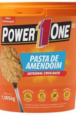Pasta de Amendoin 1kg crocante Power one