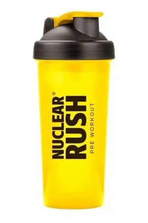 Coqueteleira 700 ml nuclear amarela Bodyaction