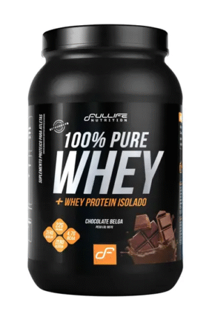 100% Pure Whey pote 900g Fullife - chocolate