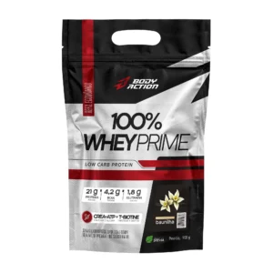 100% Whey Prime refil 900g baunilha Bodyaction