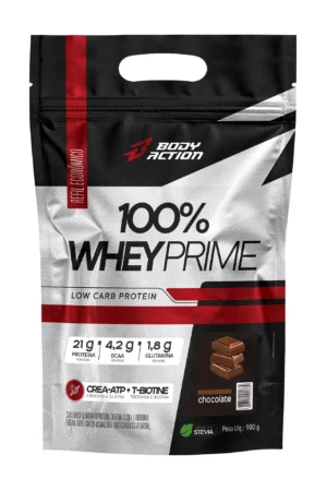 100% Whey Prime refil 900g chocolate Bodyaction