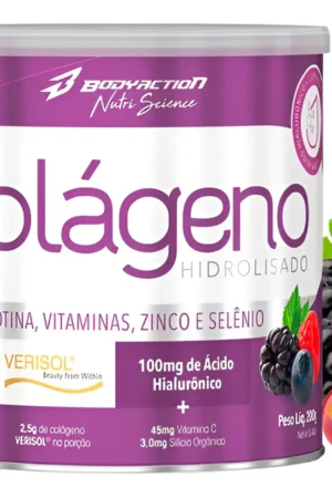 Colágeno 200g frutas vermelhas Bodyaction