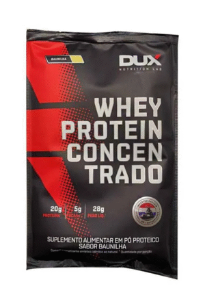Sache Whey Concentrado baunilha Dux