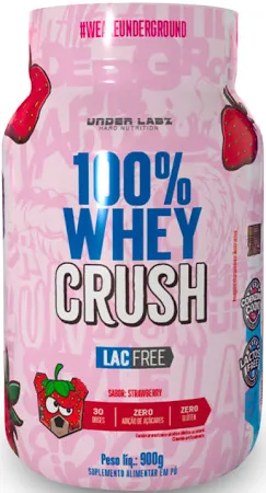 100% whey crush 900g strawbear Under Labz