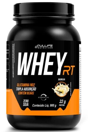 Whey RT pote 900g baunilha Fullife
