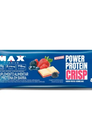 Power Protein Crisp 44g Frutas vermelhas Max Titanium