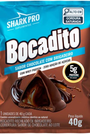 Bocadito 40g chocolate com brigadeiro Shark Pro