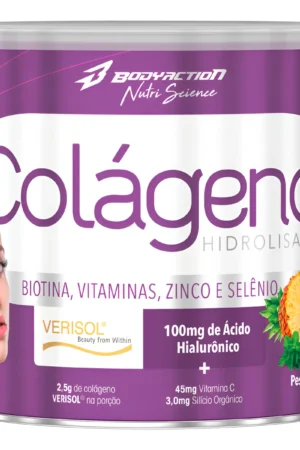 Colágeno 200g abacaxi com hortelã Bodyaction