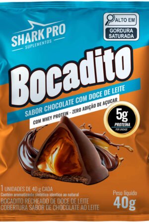 Bocadito 40g chocolate com doce de leite Shark Pro